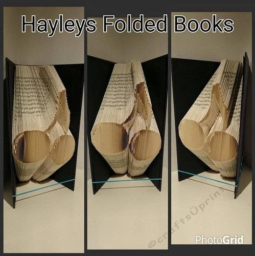 Pair of Cherries Book Folding Pattern