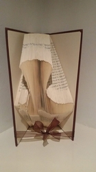 Cowboy boot book folding pattern