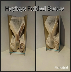 Scissors book folding pattern