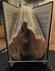 Motorbike book folding pattern