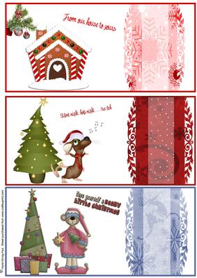 3 Dl Christmas Toppers