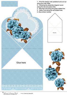 Flowers & Lace Spring Card
