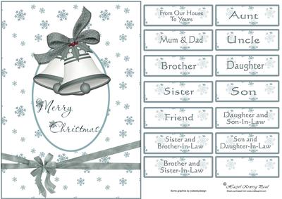 Simple Family & Friends Christmas Card