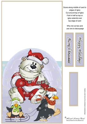 Over the Edge Igloo Quick Christmas Card
