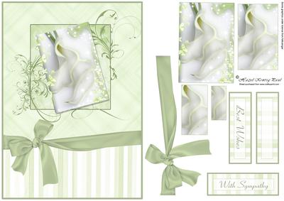Fresh Lime Decoupage Card Front