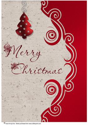 A4 Striking Christmas Card