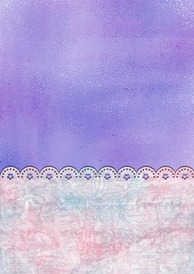 Layered Frosted Rainbow (mauve)