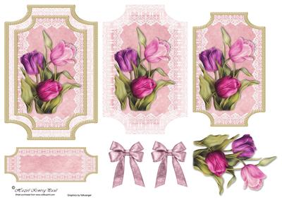 Shaped Tulip Decoupage Topper