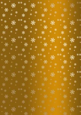Golden Snowflakes Christmas Background (coffee)