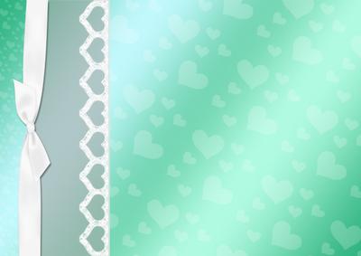Romance Satin & Lace (aqua)