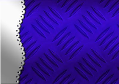 Male Chequer-plate Layered Background (royal)