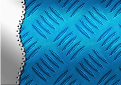 Male Chequer-plate Layered Background (blue)