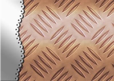 Male Chequer-plate Layered Background (copper)
