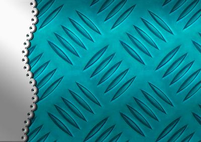 Male Chequer-plate Layered Background (jade)
