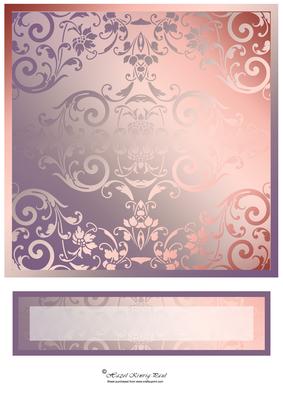 Etched Glass Card Fronts & Text Plate #1