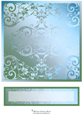 Etched Glass Card Fronts & Text Plate #3