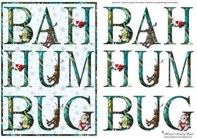Humourous Christmas Card (bah Hum Bug)