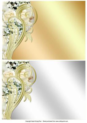 Gold & Silver Anniversary Card Fronts