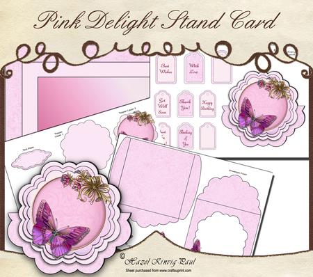 Pink Delight Stand Card