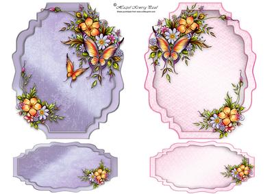Butterfly Garden Toppers & Text Plates #3&4