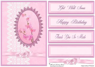 Pink Blossom Quick Card