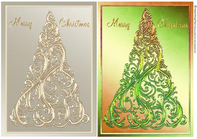 Elegant Christmas Toppers/card Fronts
