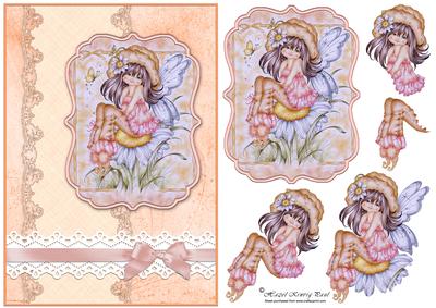 Little Daisy Decoupage Card