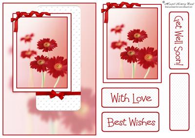 Gerberas for You Layered Card