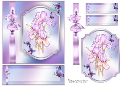 Butterfly Dawn Easel Panels/topper