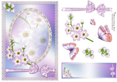 Forget Me Nots, Lace & Pearls