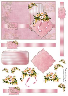Floral Abundance Layered Card Front