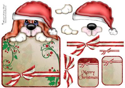 Doggy Christmas Over the Edge