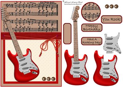Musical Masculine Card