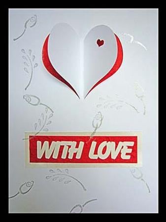 3D Pop Out Heart Card