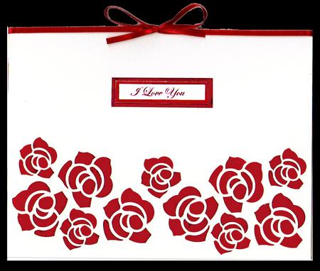Rose Bouquet Card