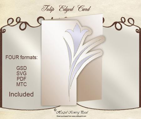 Tulip Edged Card