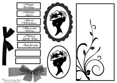 Elegant Cameo Lady - 01