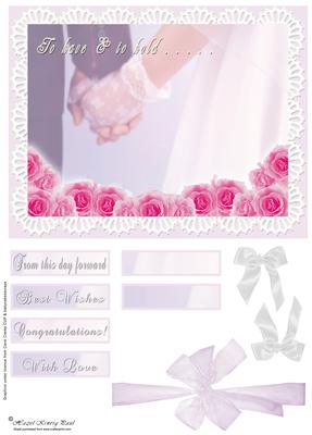 To Have & to Hold Contemporary Wedding Card