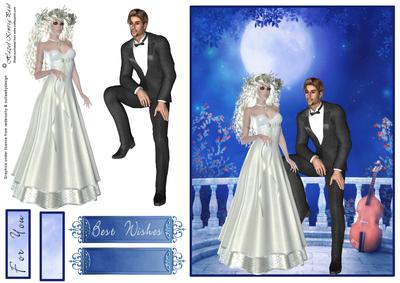 Moonlight Serenade Romantic Topper