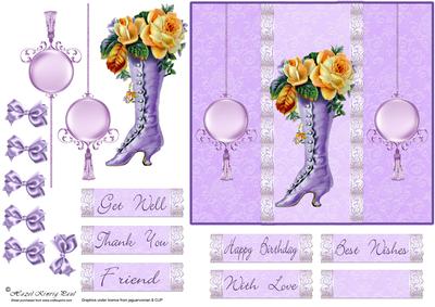 Lavender & Lace Lovely Card Front