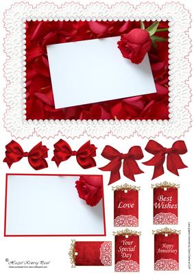 Red Red Rose Love Card