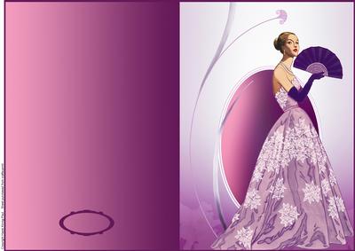 A5 Quick Make Elegant Lady Card
