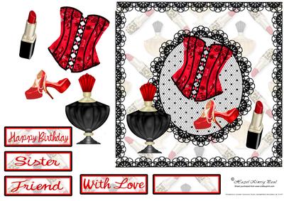 Lipstick & Lace Layered Topper