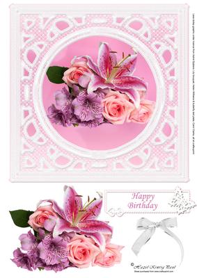 Lilies & Lace Card Front