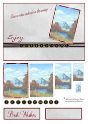 Easy Retirement Pyramid Card