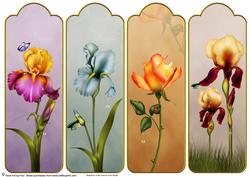 Beautiful Flowers Bookmarks