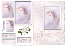 Engagement/diamond Wedding Card