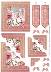 Wedding Scalloped Corner Stacker