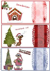 3 Dl Christmas Toppers
