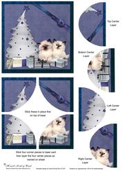 Quadrant Circle Stacker Christmas Card